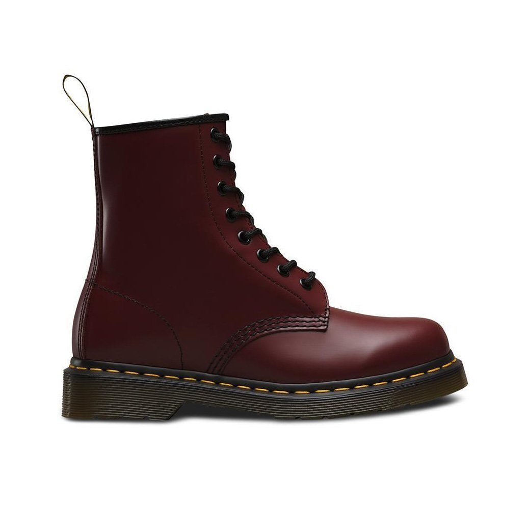 Dr. Martens Women's 1460 Cherry Red Smooth Leather - Tip Top Shoes
