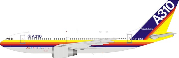 InFlight200 A310-200 Airbus House Color 1980s F-WZLI 1/200