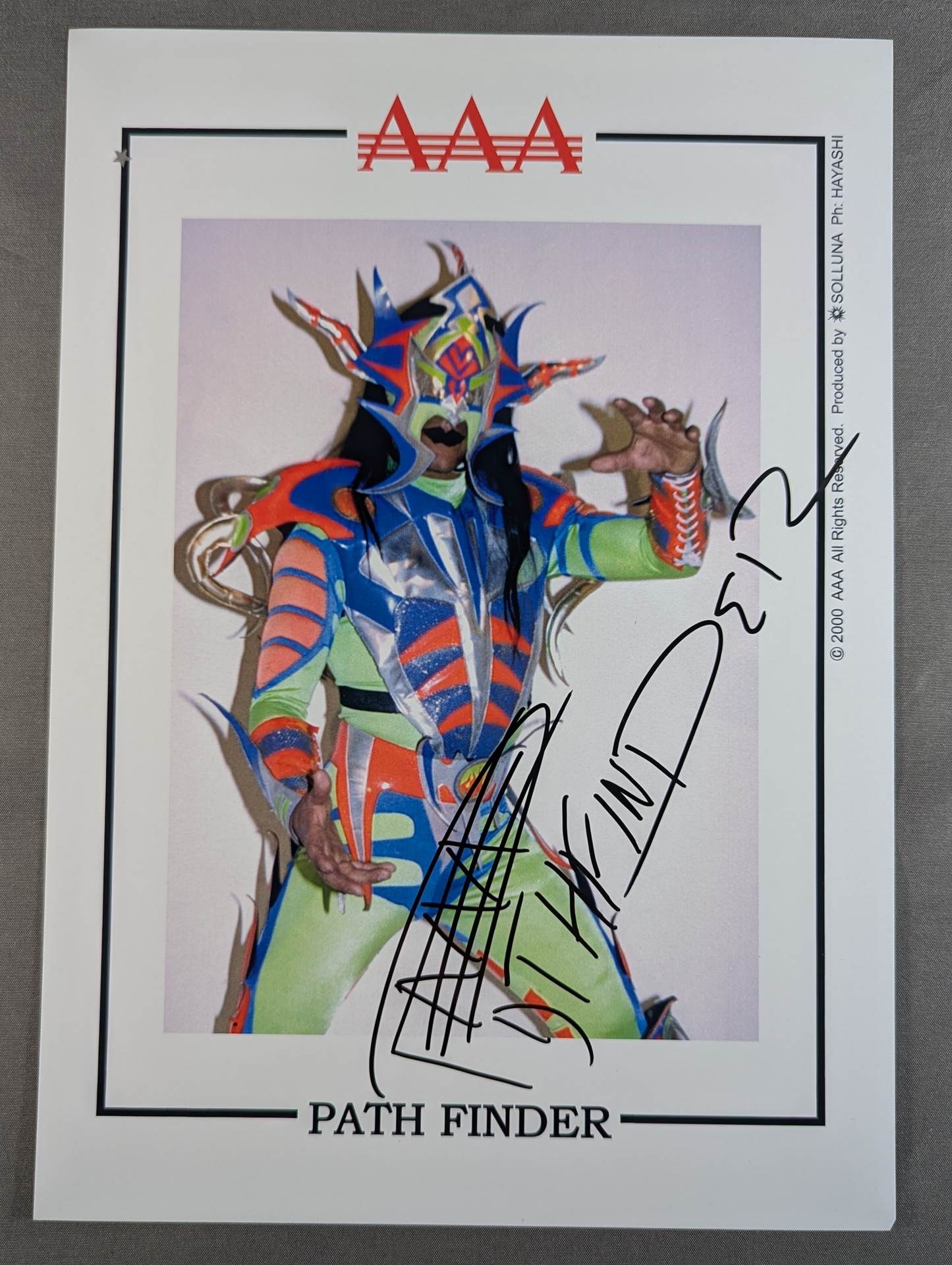☆AAA☆ パス・ファインダー 直筆サイン入りポートレート② – 闘道館