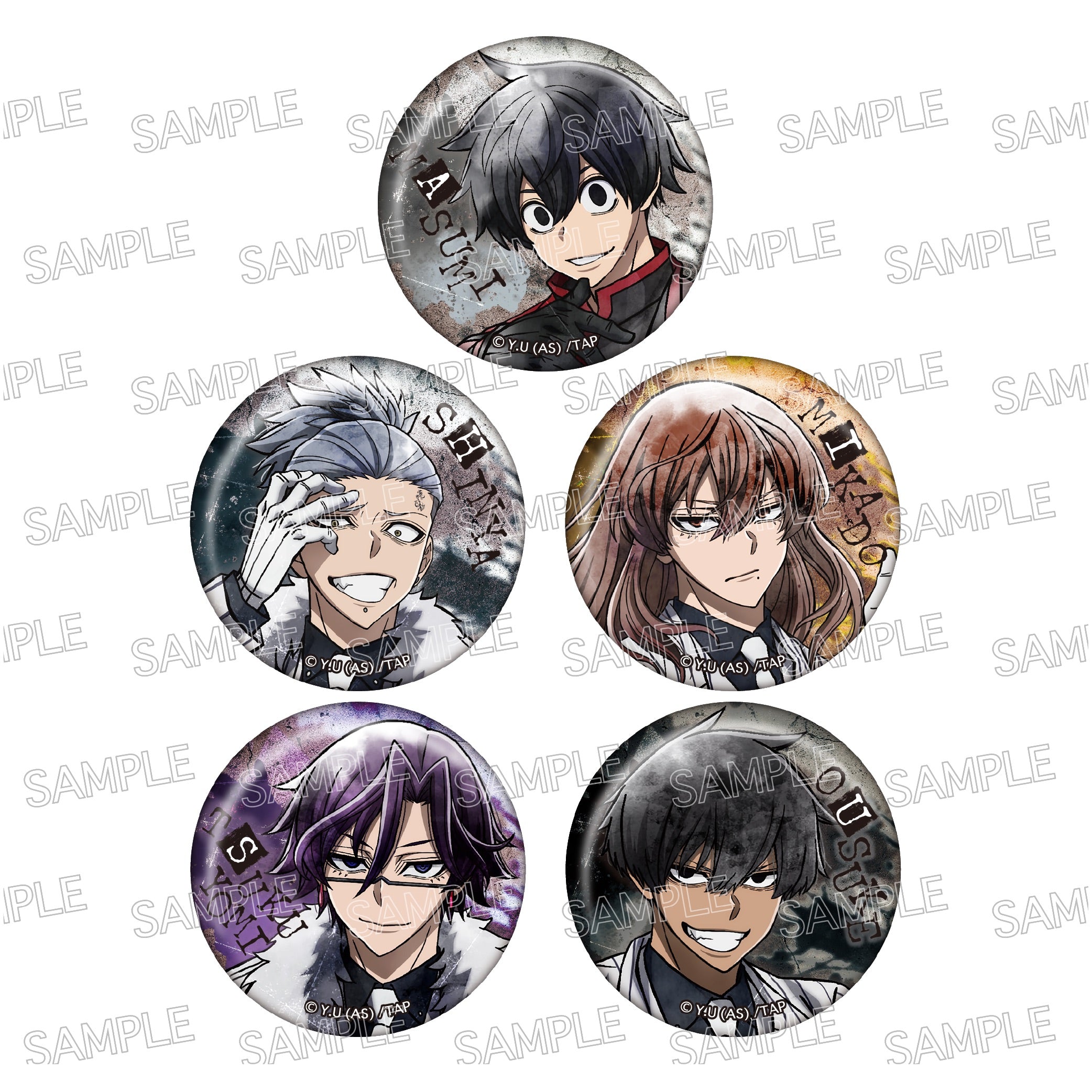 ウェットカラーシリーズ 缶バッジ Vol.2 BOX（5個入）｜TVアニメ『桃源