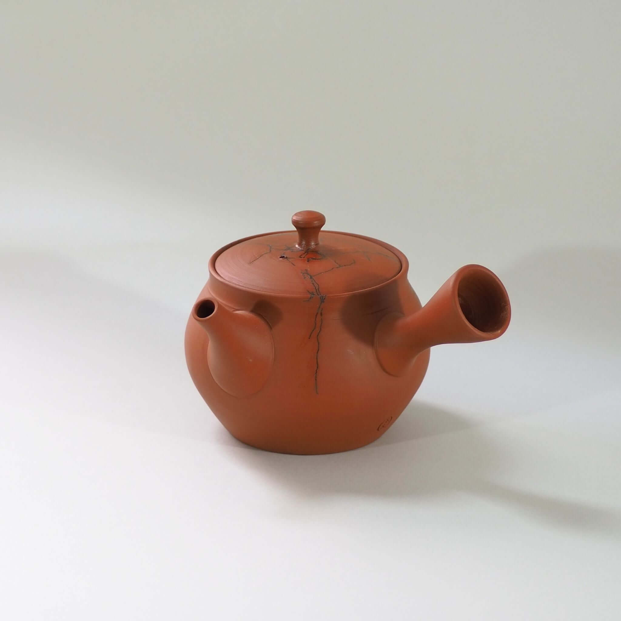常滑烧玉光陶园朱泥藻挂茶壶[东山堂日本茶具专卖店网上商店] – 煎茶