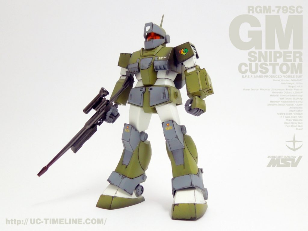 旧キット 1/144 ジムスナイパーカスタム完成報告。 – UC-TIMELINE
