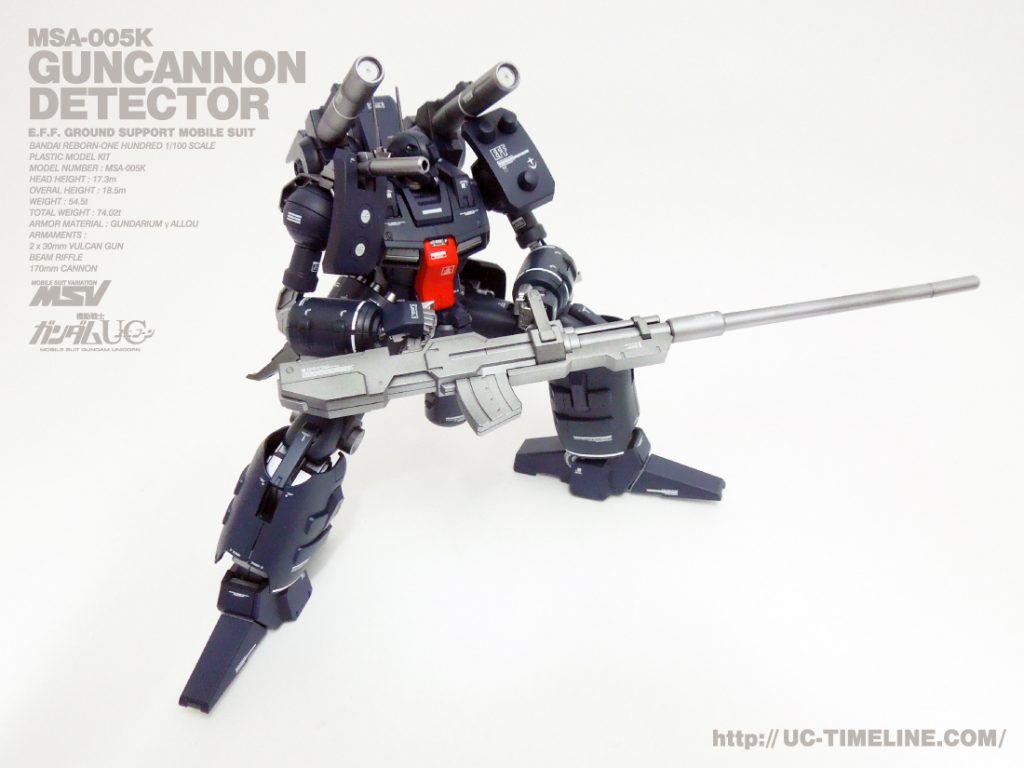 RE1/100 ガンキャノン・ディテクター完成報告。 – UC-TIMELINE