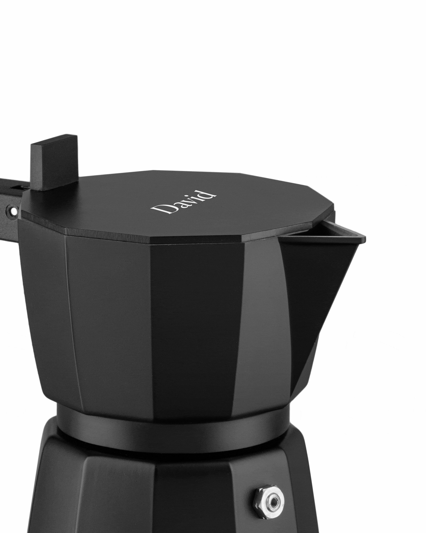 Moka Black Espresso Coffee Maker By David Chipperfield | Alessi