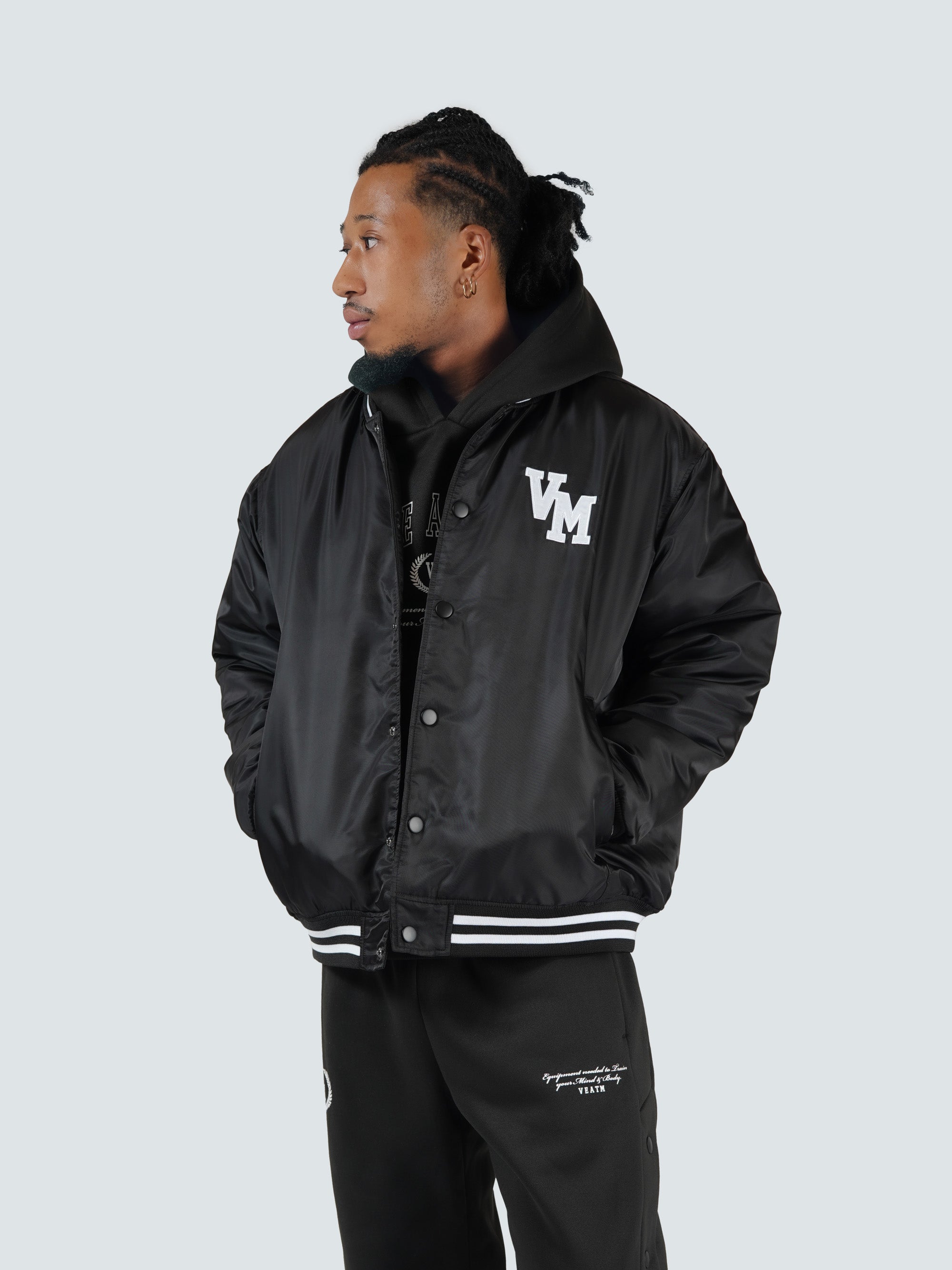 メンズ スタジアムジャンパー ブルゾン 中綿 VEATM ヴィートム