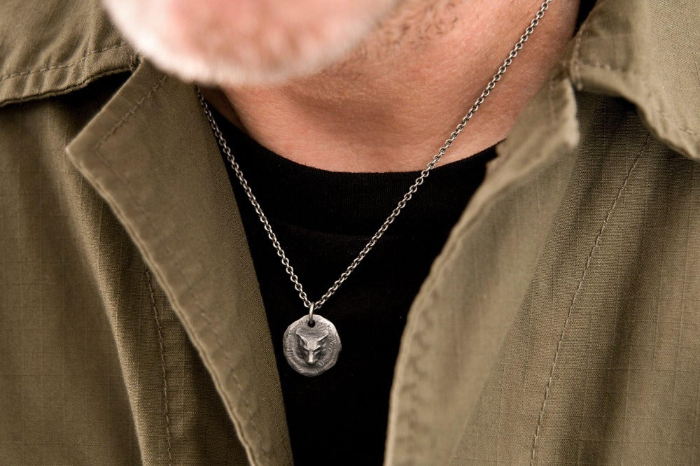 058 - Necklace Wolf– 877 Workshop