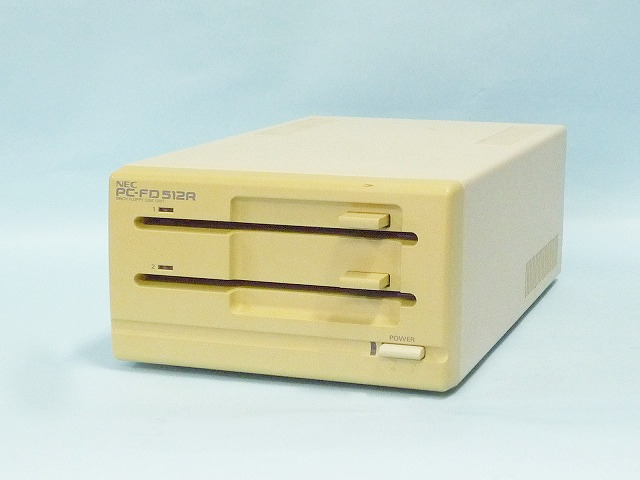 □PC-98 5インチ外付けFDD AD-F51SR シングルドライブ ジャンク □PC