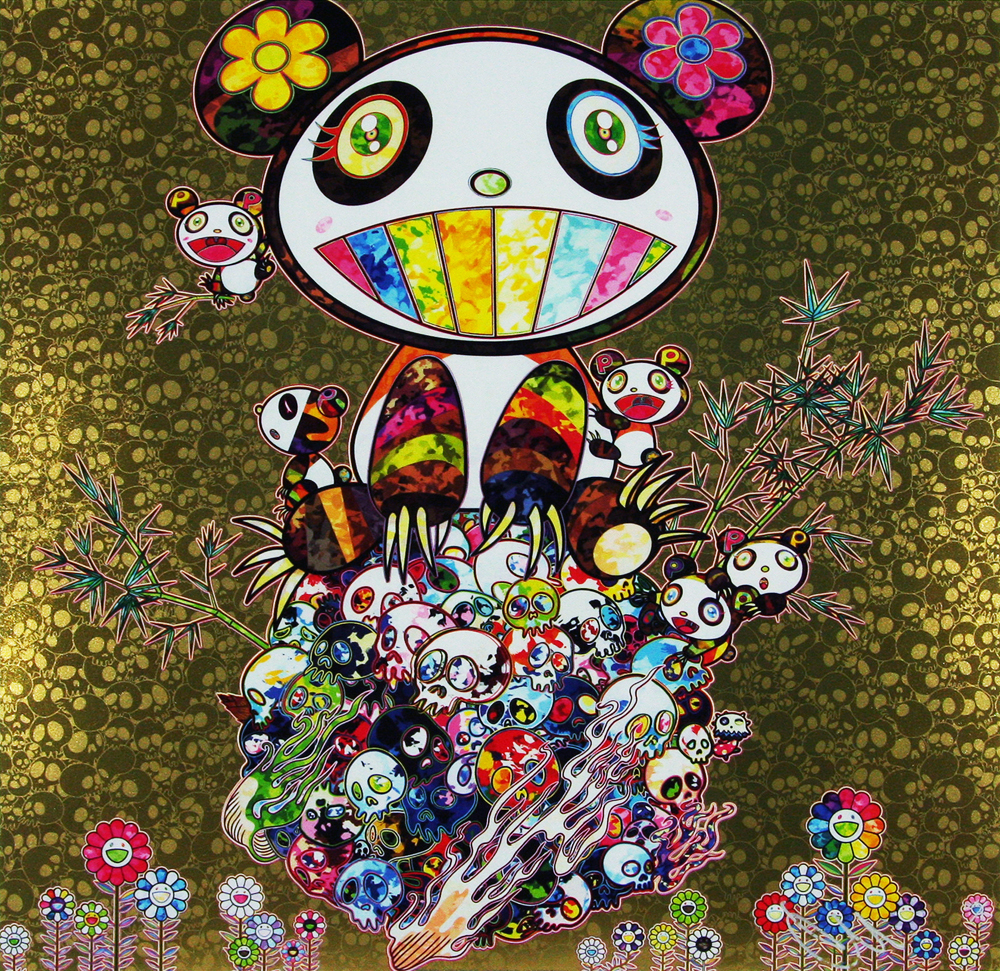 村上 隆 「パンダ ファミリー」 Takashi Murakami - 創業36年 美術品