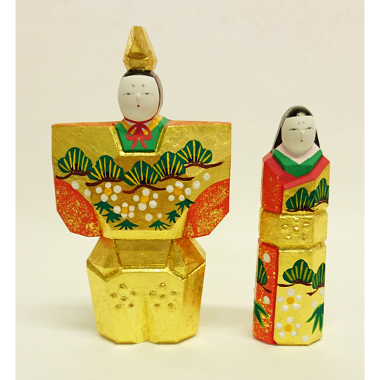 奈良の一刀彫雛人形・立雛3号（神泉作） 商品詳細 丹青堂｜書道用品