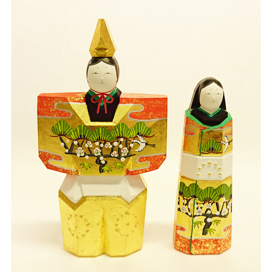 奈良の一刀彫お雛様 雛人形・立雛5号（神泉作） 商品詳細 丹青堂｜書道