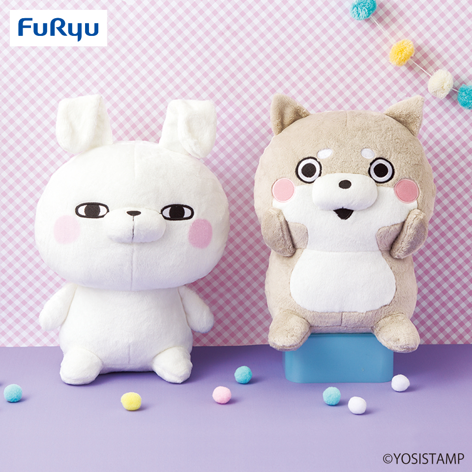 ヨッシースタンプ うさぎさんとわんこBIGぬいぐるみ｜タイトーの5月の