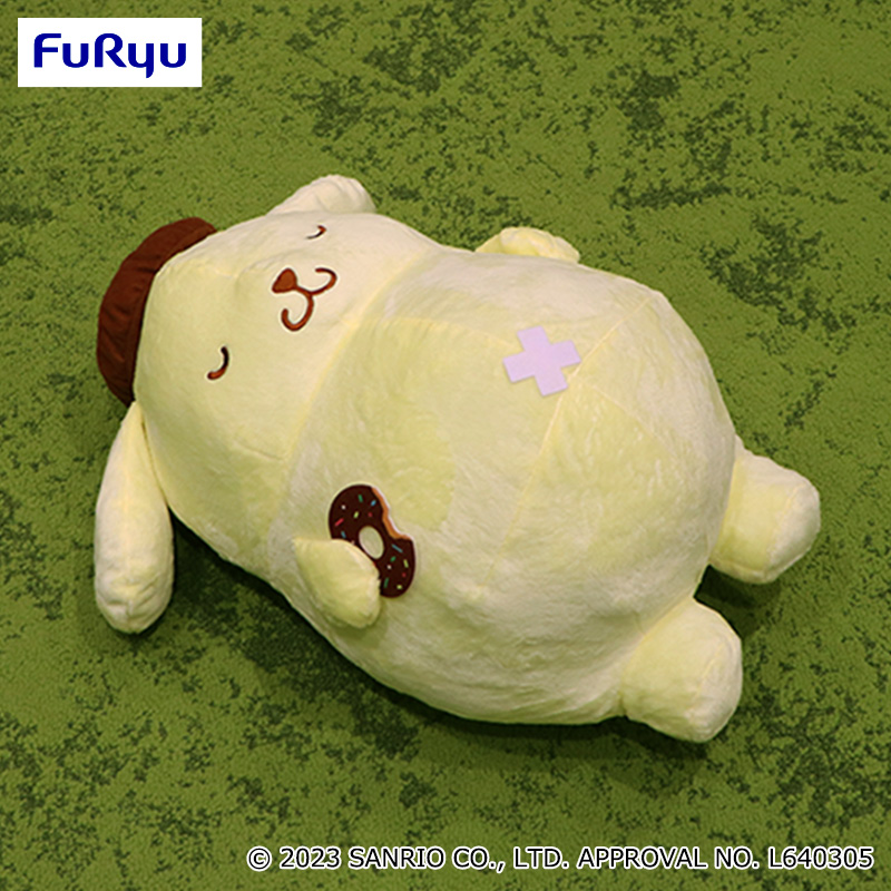 ポムポムプリン まんぷく！ごろ寝超超BIG DXぬいぐるみ～ポムポム