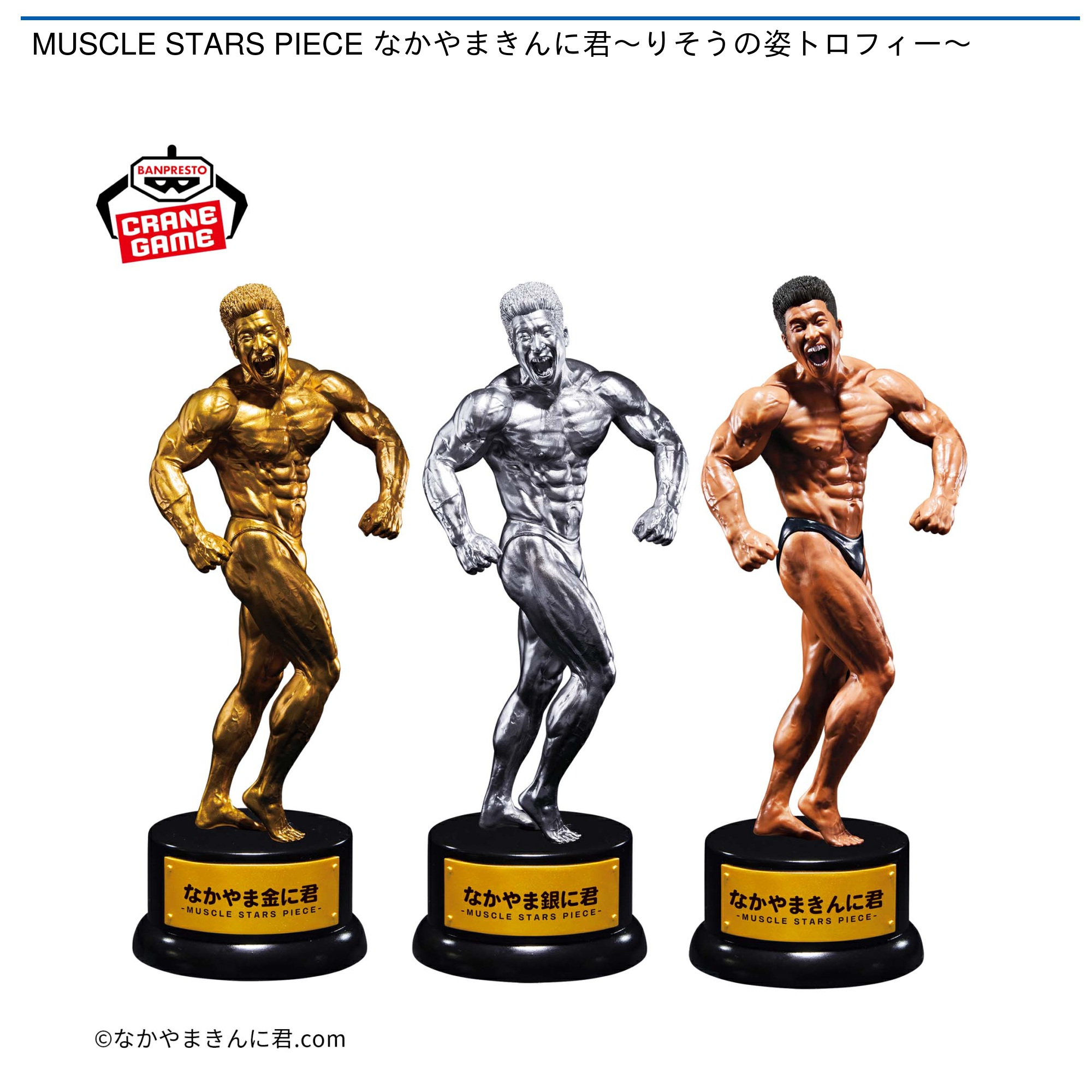 MUSCLE STARS PIECE なかやまきんに君～りそうの姿トロフィー