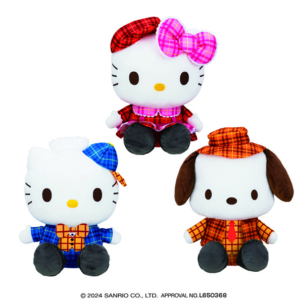 サンリオキャラクターズ チェック×チェックドールBIGタイプ1｜タイトー