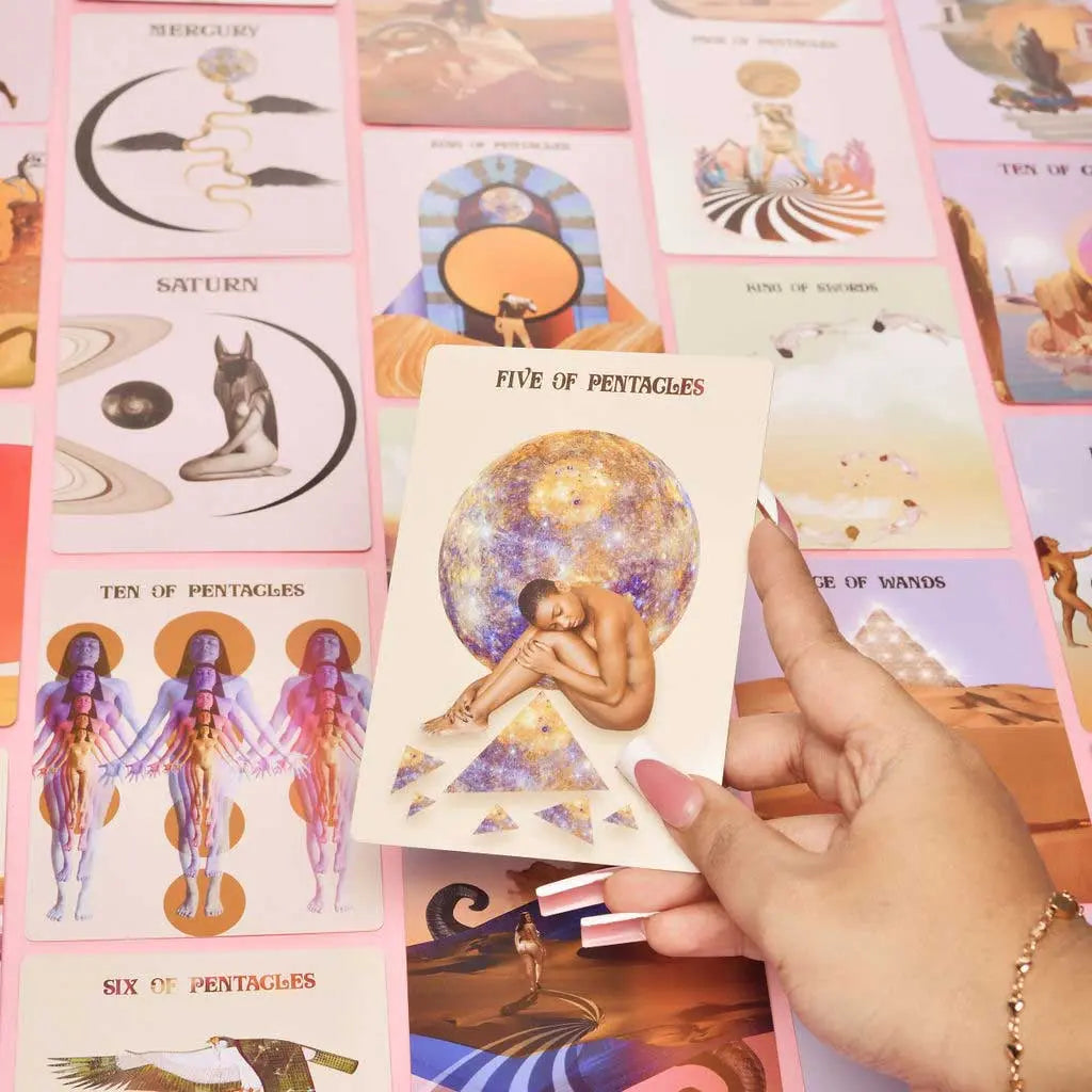 She Wolfe Tarot | Fourth Edition by SERPENTFIRE | Pink Tarot Deck