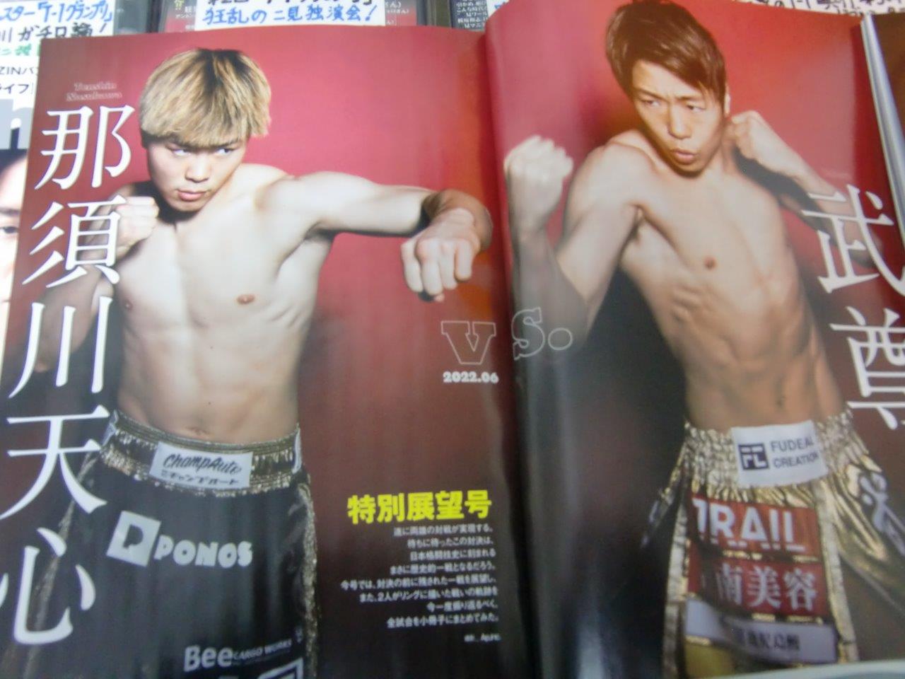 Fight&Life ファイト&ライフ Vol.89 2022年4月号 表紙 那須川天心、武