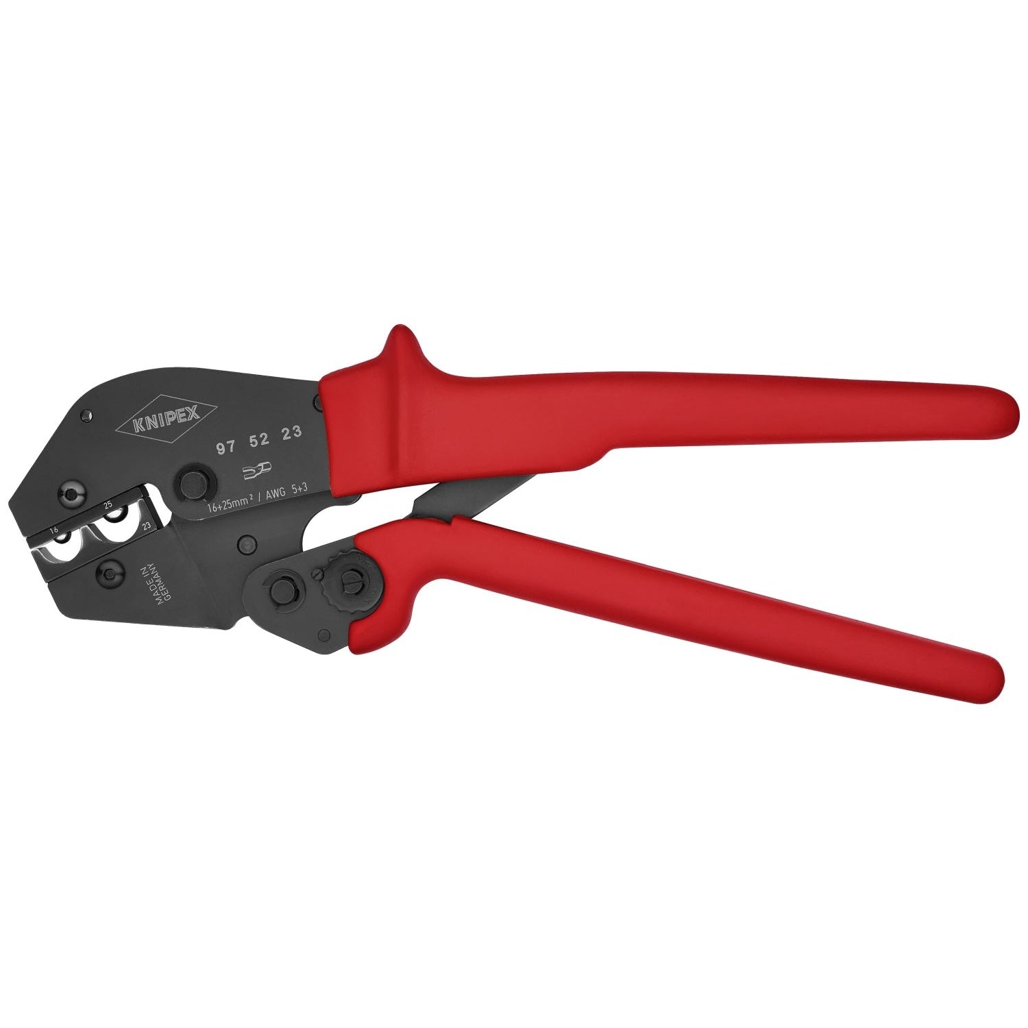 Knipex 97 52 23 Crimping Pliers For Non-Insulated terminals and