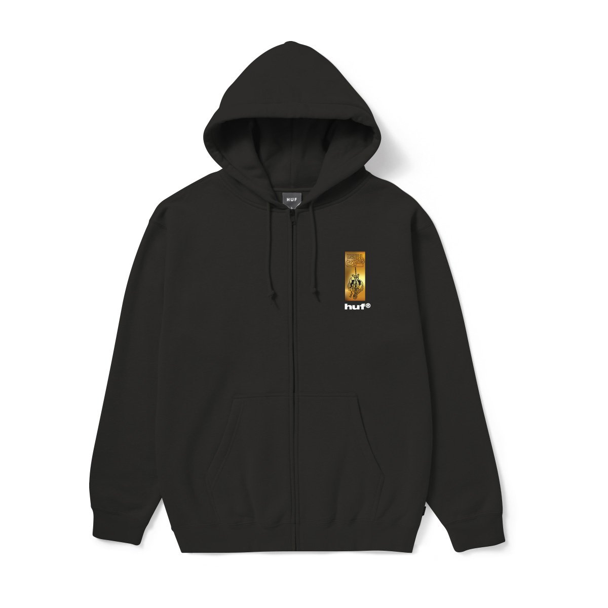 Huf Arachknight Full Zip Hoodie 'Black|PF00825-BLACK|Top Fashion