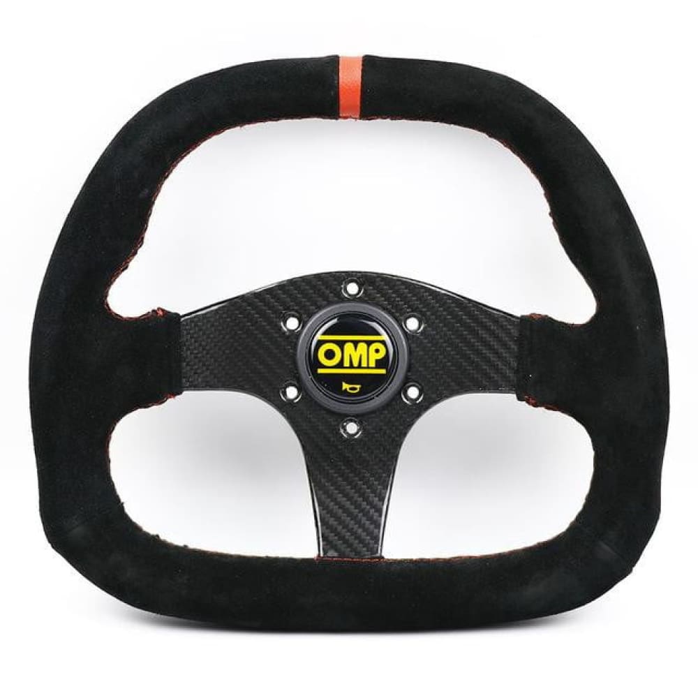 OMP Superquadro Wheel | 13-inch Suede D-Shape JDM Racing – Top JDM