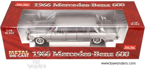 1966 Mercedes-Benz 6001/18スケール ダイキャストモデル 1966