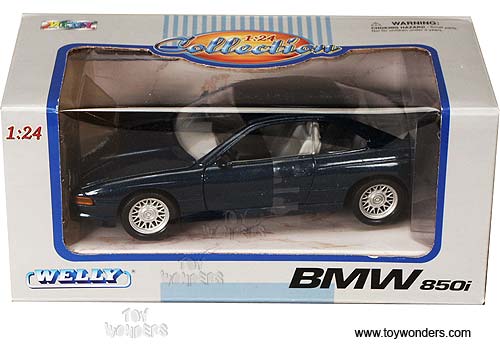 Welly - BMW 850i Hard Top (1:24, Blue) 9372 - Toy Wonders, Inc.