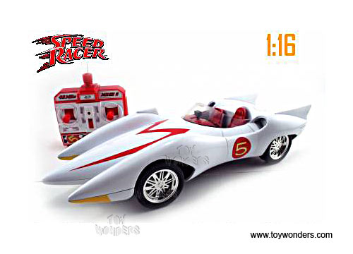 Jada Toys Speed Racer - R/C Mach 5 (1:16, White) 91861 - Toy