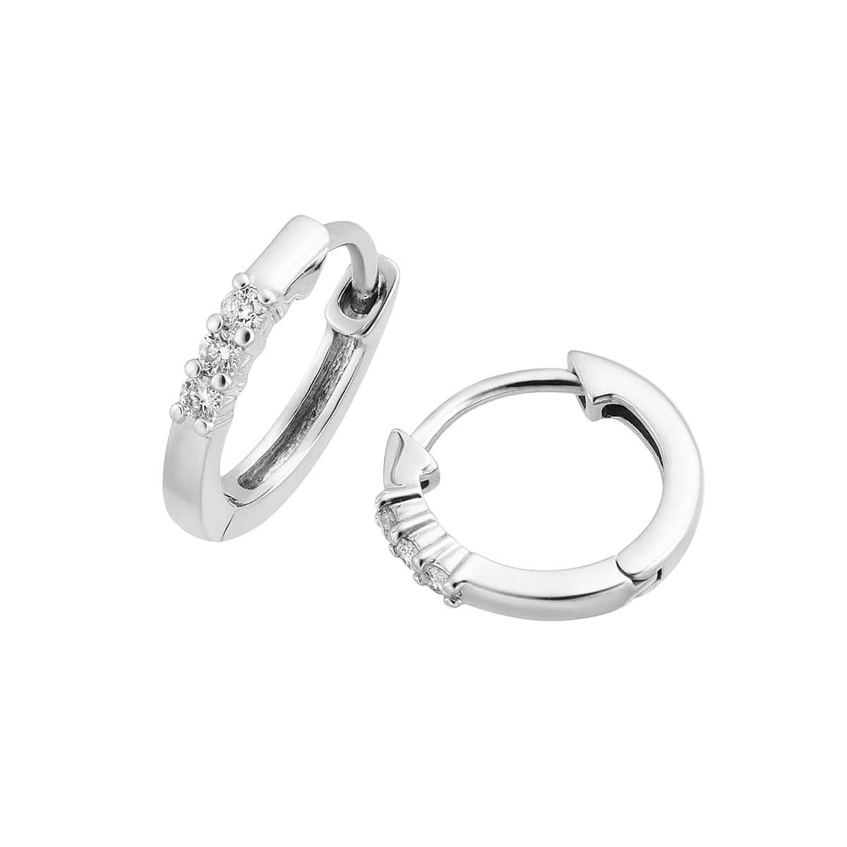 K10ホワイトゴールドダイヤモンドピアス(RPE510-001)|TSUTSUMI