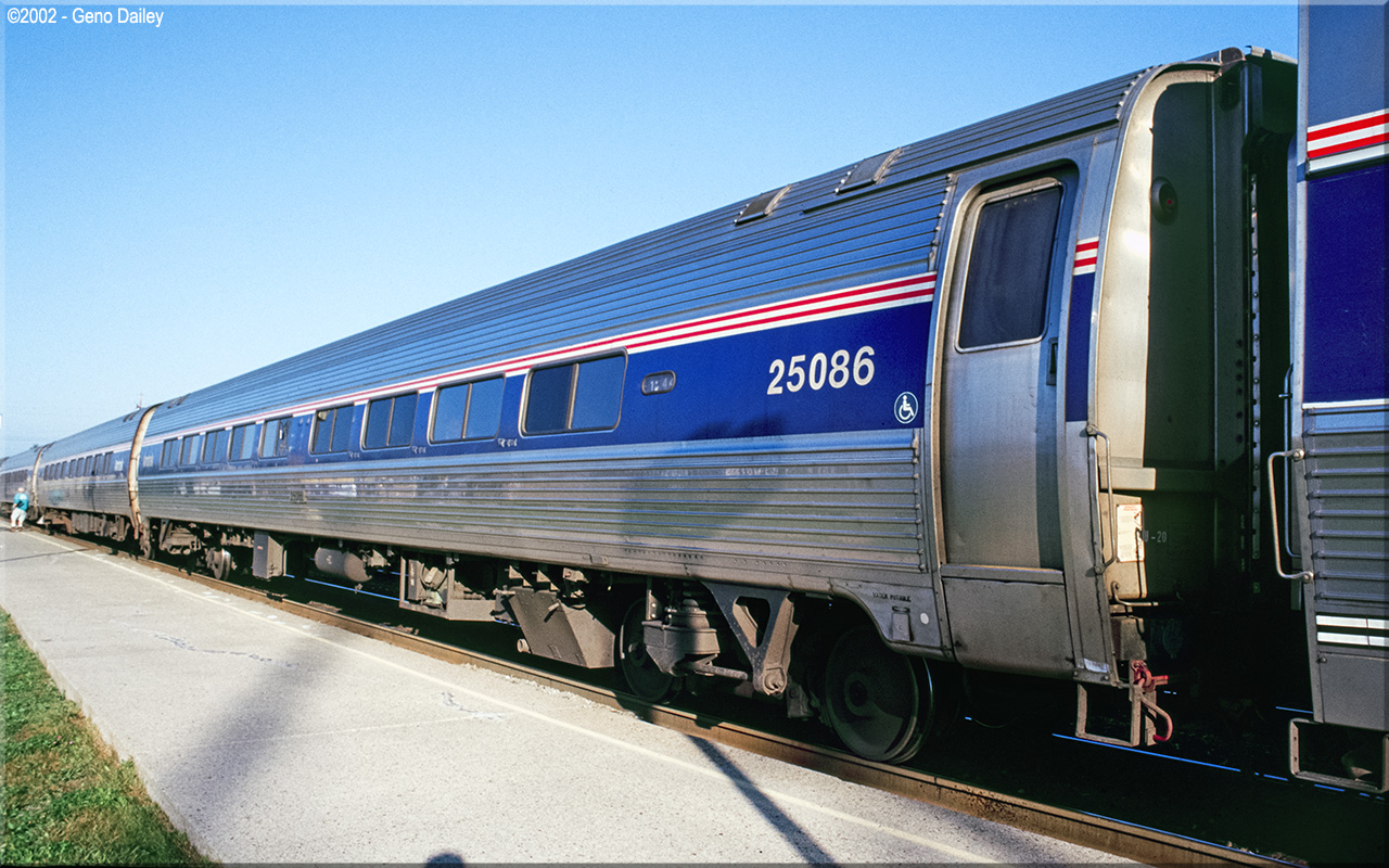 Amtrak Amfleet II Coach #25086