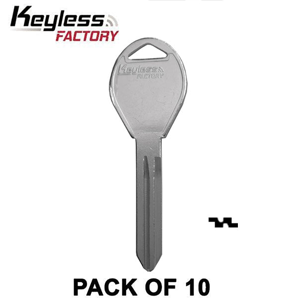 10 x DA34 - X237 - Nissan - Infiniti - Metal Key Blank (10 PACK
