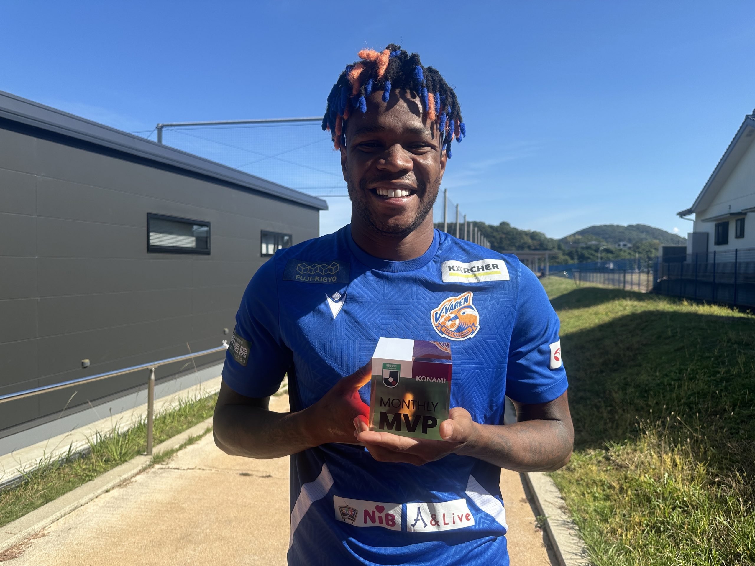 2024明治安田J2リーグ KONAMI10月度月間MVPをマテウスジェズス選手が