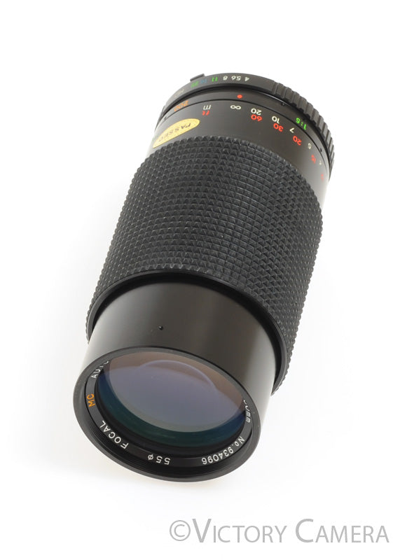 Focal MC 80-200mm f4 Telephoto Zoom Lens for Minolta Manual Focus [MIN
