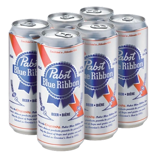 Wine and Beyond - PABST BLUE RIBBON 473ML 6PK CAN - Pabst Blue