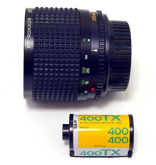 カメラの八百富｜MINOLTA RF ROKKOR 250mm F5.6 レフレックス