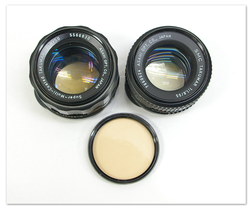 カメラの八百富｜再実験！「黄変レンズを窓辺に1週間置いてみました