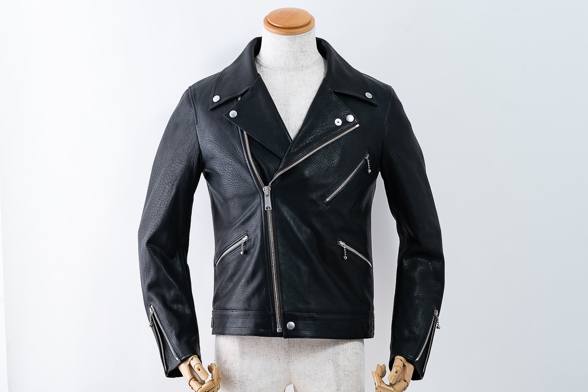 YDL-01 UKスタイルダブルライダースジャケット – Yuku Deer Leather Wears