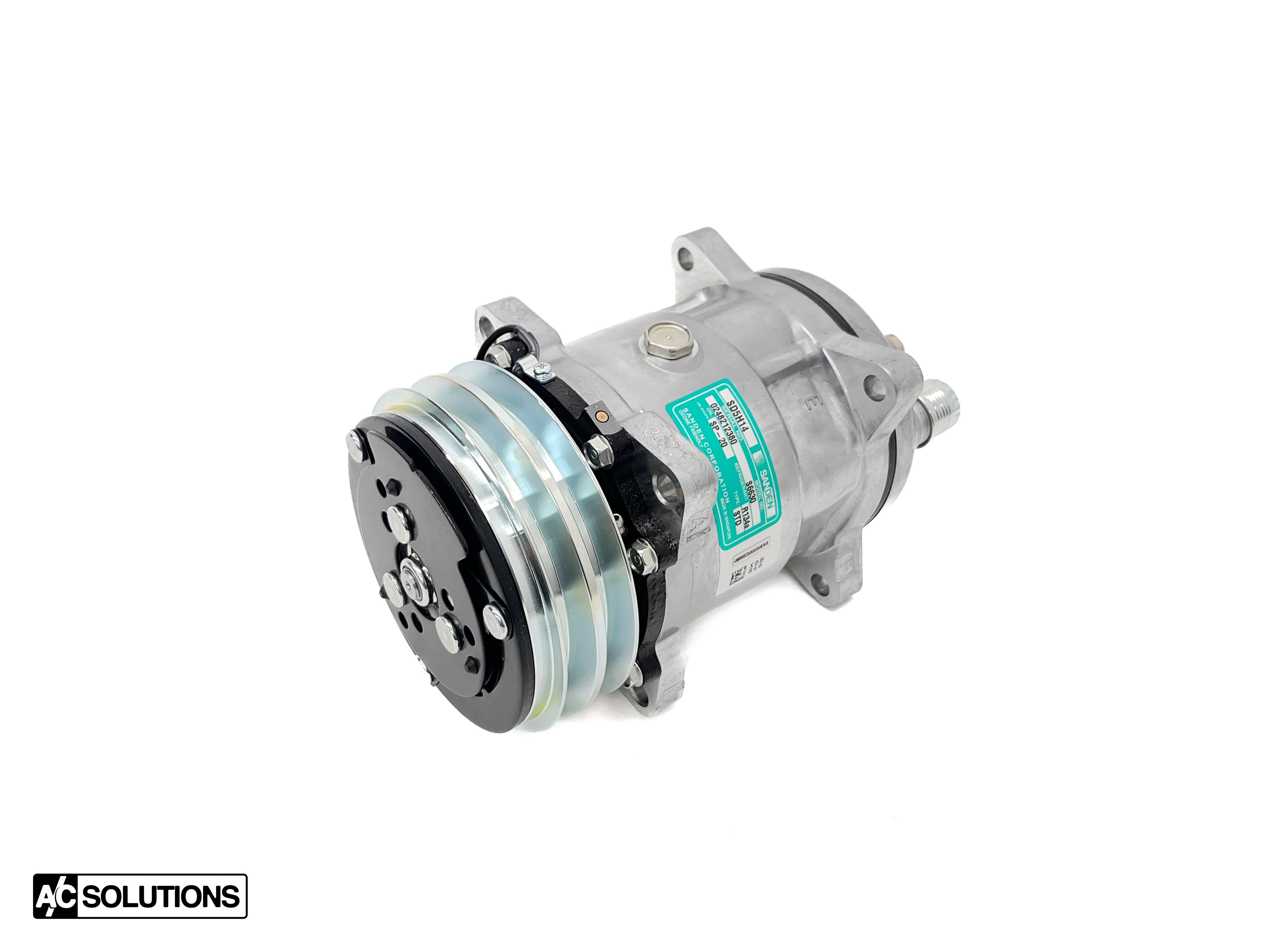Sanden 508 (SD5H14) Compressor (rear exit) – A/C Solutions