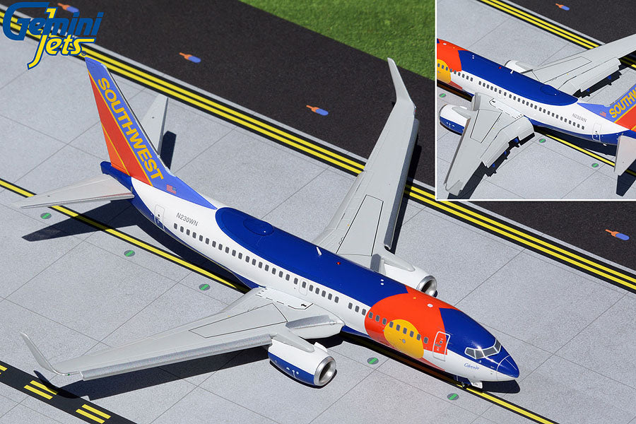 GEMINI200 SOUTHWEST 737-700 1/200 COLORADO ONE FLAPS DOWN **