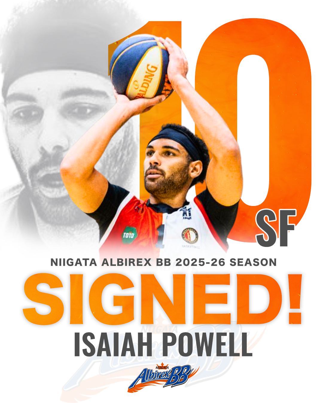 アイザイア・パウエル(Isaiah Powell)選手 加入のお知らせ | 新潟