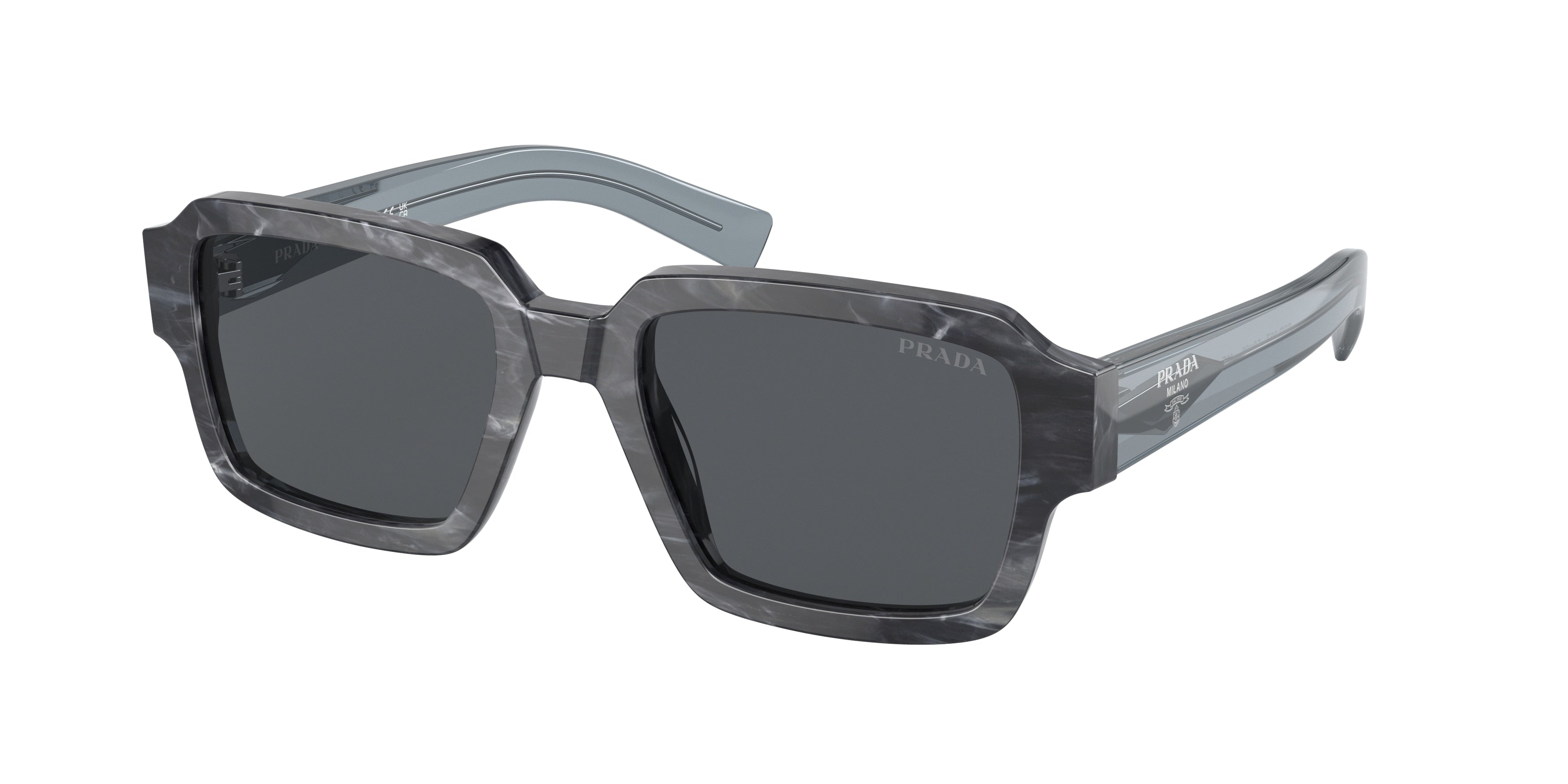 Prada PR 02ZS Square Sunglasses For Men