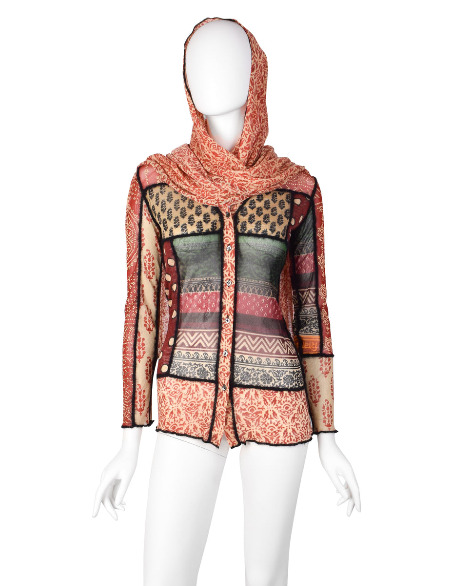 Jean Paul Gaultier Vintage AW 2000 Multicolor Patchwork Mixed