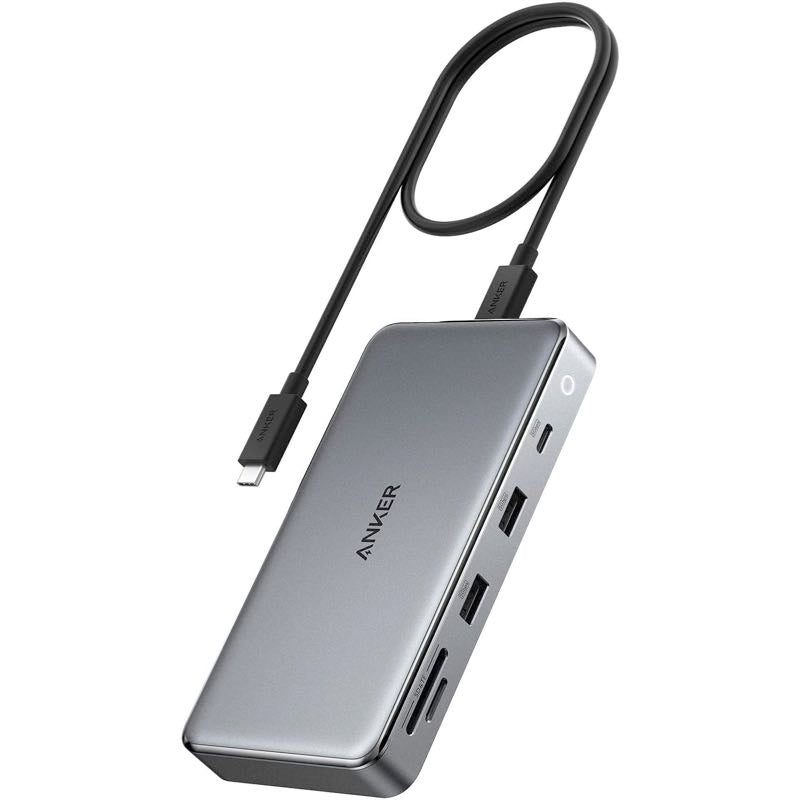 Anker 563 USB-C ハブ (10-in-1, Dual 4K HDMI, for MacBook) | USB-C