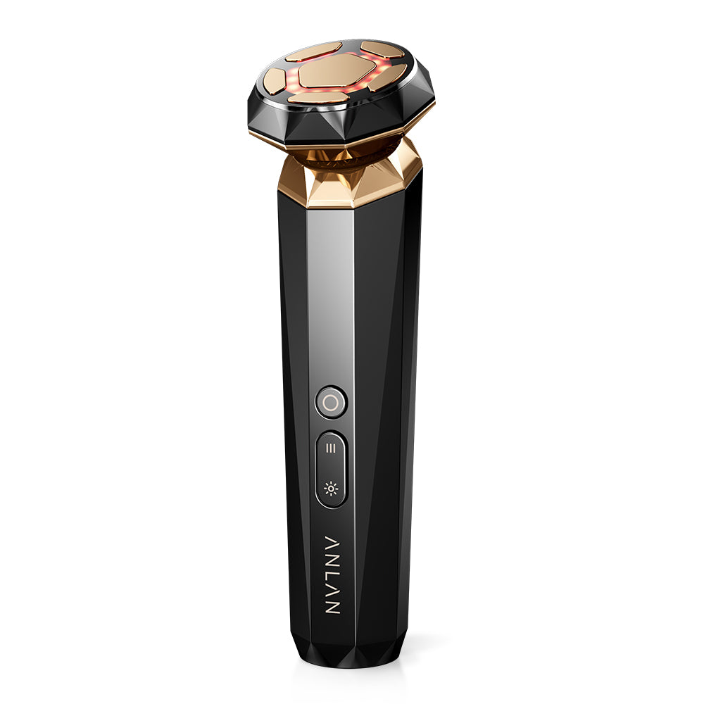 ANLAN RF温冷美顔器PRO 18K金メッキ 2MHz高周波 rf リフトアップ 美人