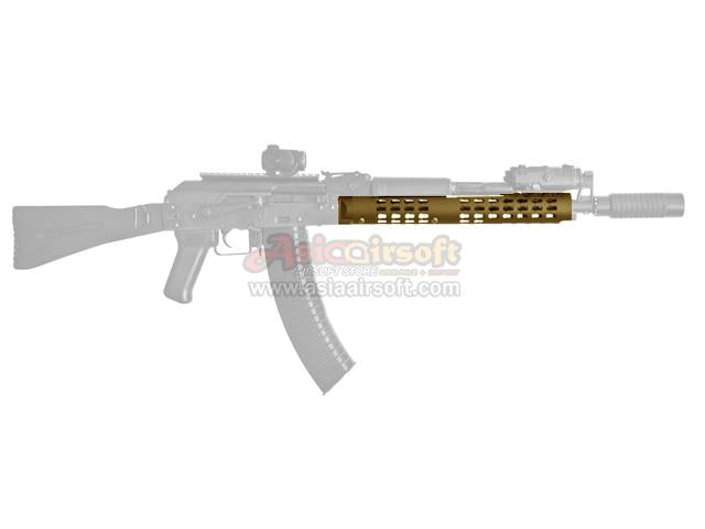 5KU] VS-24 AK KeyMod Long Tubular Aluminium Handguard[Tan