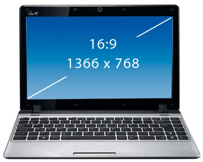 Asus Eee PC 1201T 12In. Netbook w/ 2GB Memory & 320GB HDD, An