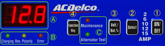 ACデルコAD-0002全自動マイコン制御バッテリー充電器 特価!