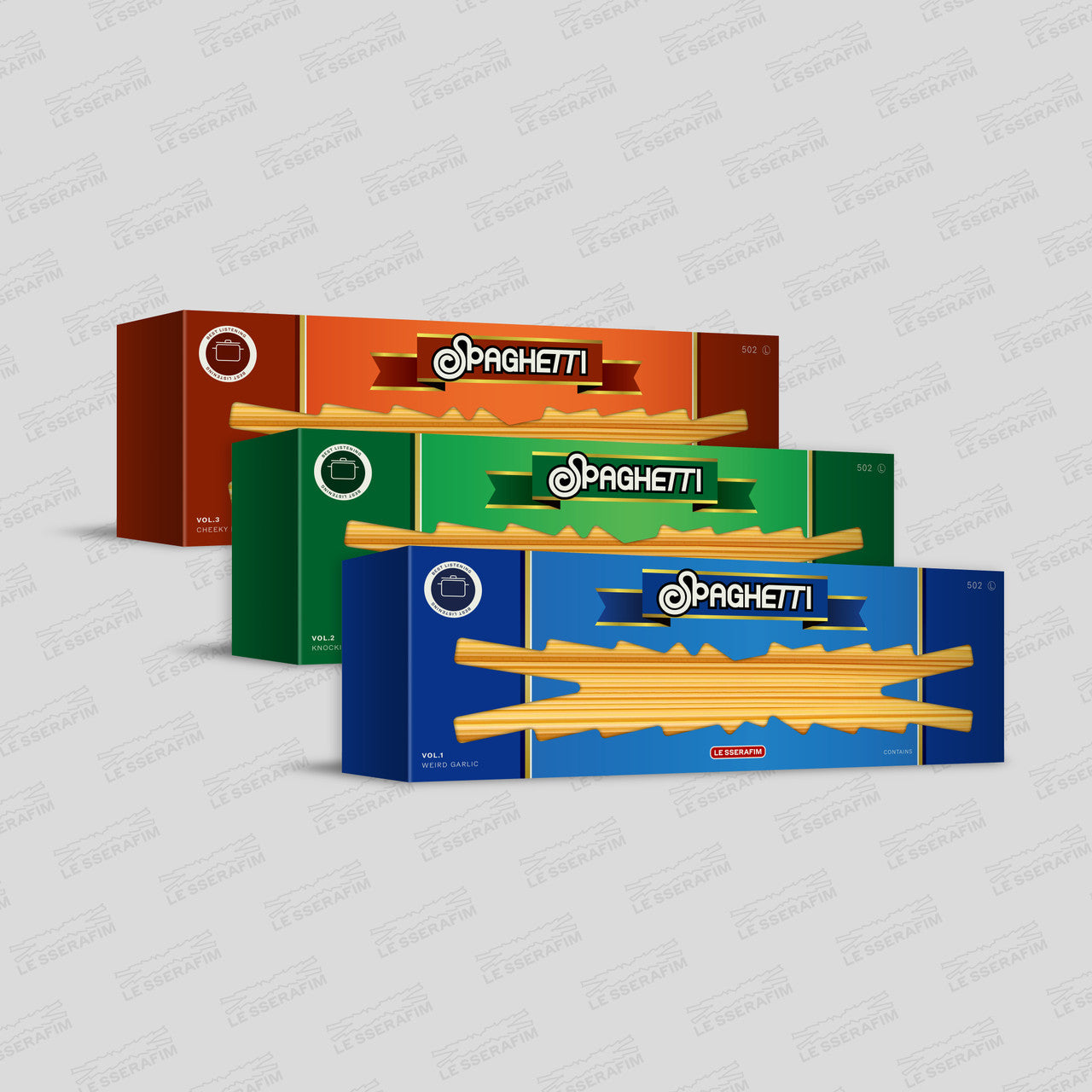 LE SSERAFIM 1ST SINGLE ALBUM - SPAGHETTI