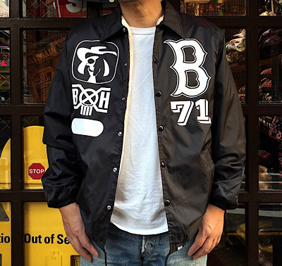 BUDDY x BOUNTY HUNTER コラボ コーチジャケット 裏ボア (ポリエステル