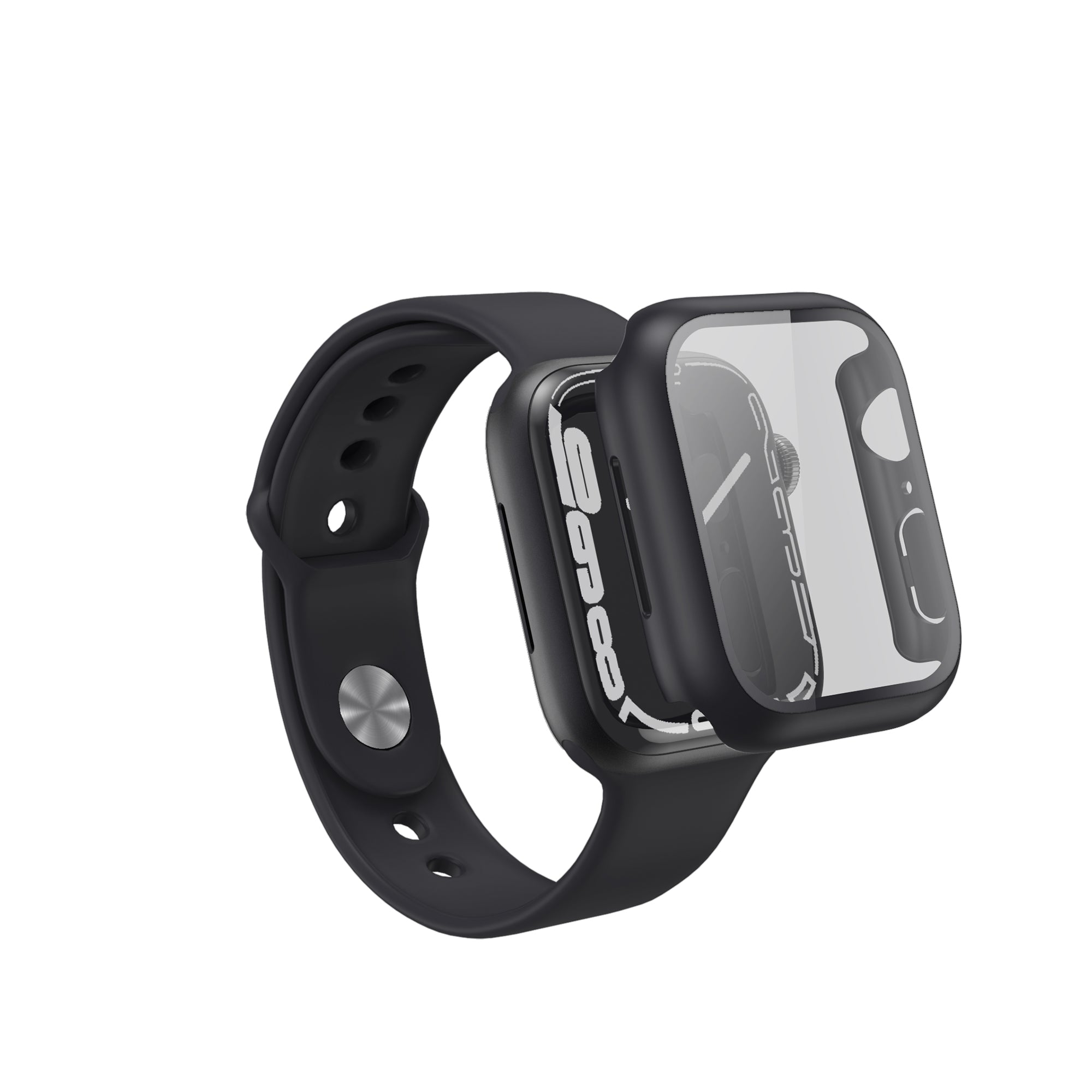 APPLE WATCH SERIES 7 IMPACT CASE: BLACK