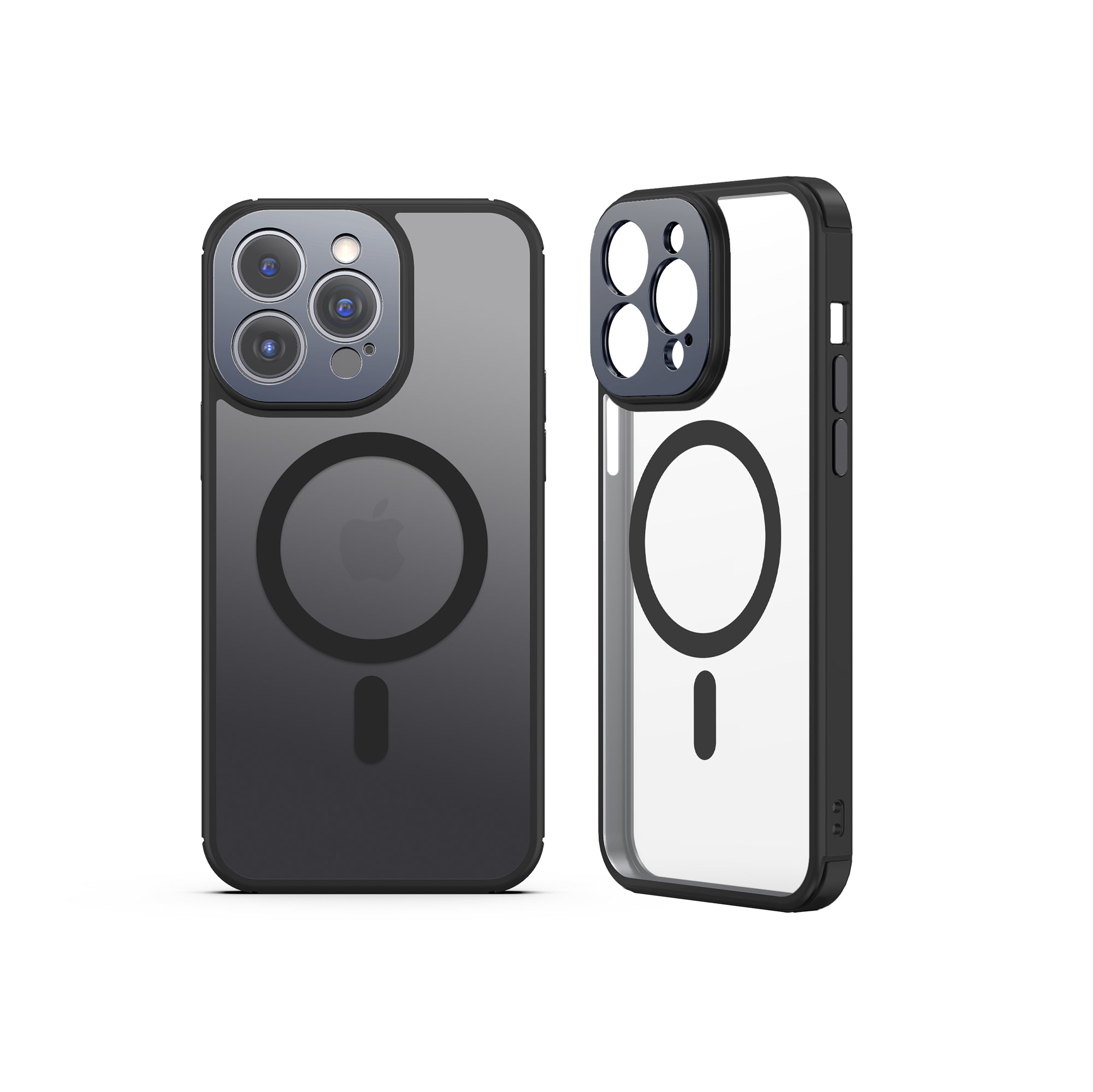 iPhone 14 Pro / Pro Max / 14 / 14 Plus ケース: インパクト ブラック