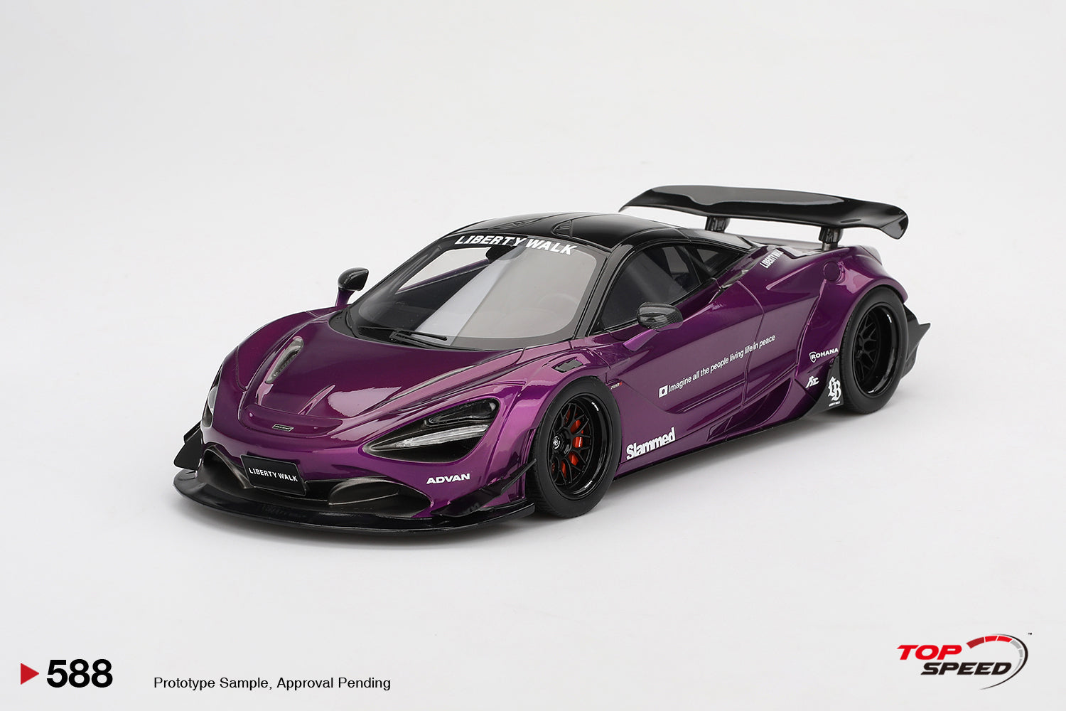 Topspeed 1:18 McLaren 720S LB☆Works Purple TS0588 – CarBro MC
